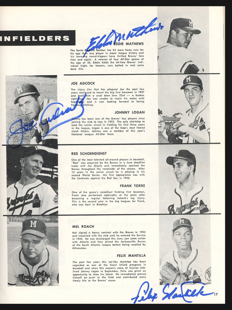 Alternate 1957 Hank Aaron Milwaukee Braves card.  Hank aaron, Braves  baseball, Atlanta braves wallpaper