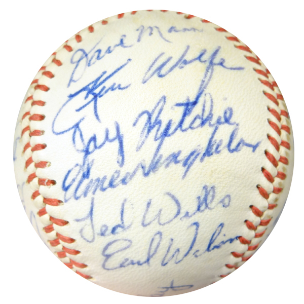 Multi Signed Autographed Signed 1961 Seattle Rainiers Baseball With 23