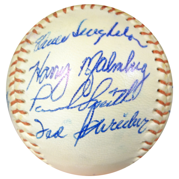 Johnny Pesky Autographed Signed 1962 Seattle Rainiers Team Autographed