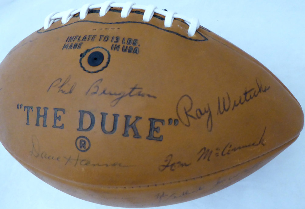 Bart Starr Autographed Signed 1968 Green Bay Packers Team Football With 48 Total Signatures Including PSA/DNA Image a