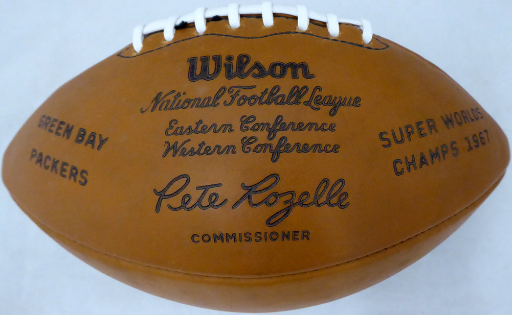 Bart Starr Autographed Signed 1968 Green Bay Packers Team Football With 48 Total Signatures Including PSA/DNA Image a