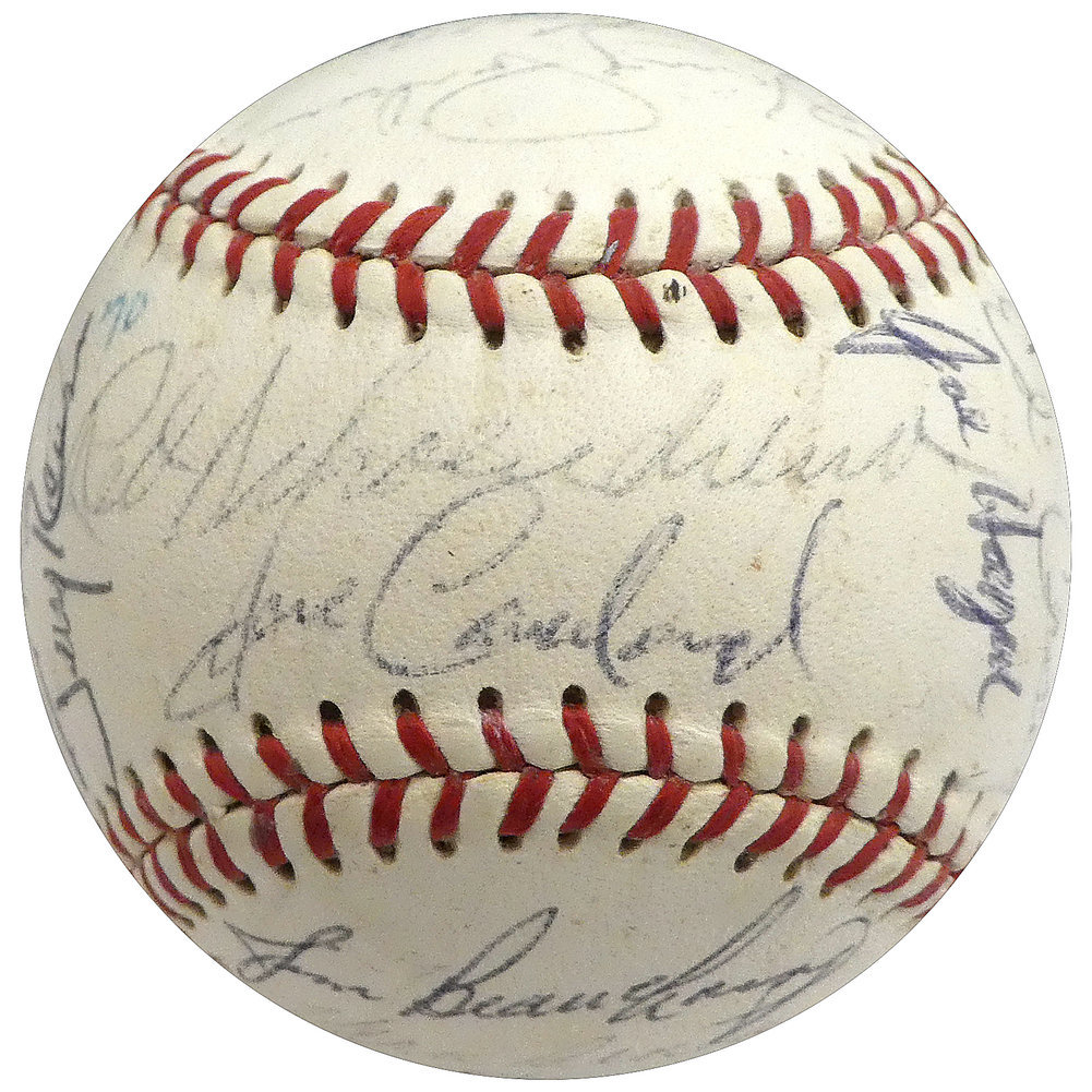 1970 St. Louis Cardinals Autographed Signed Official NL Feeney Baseball ...