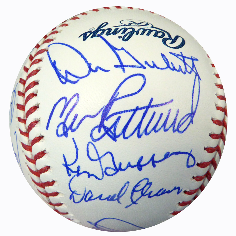 1976 Cincinnati Reds Autographed Signed Official MLB Baseball With 17 Signatures Including