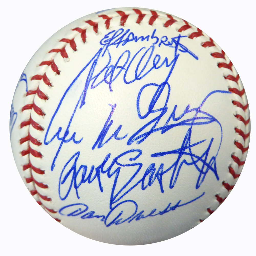 1976 Cincinnati Reds Autographed Signed Official MLB Baseball With 17