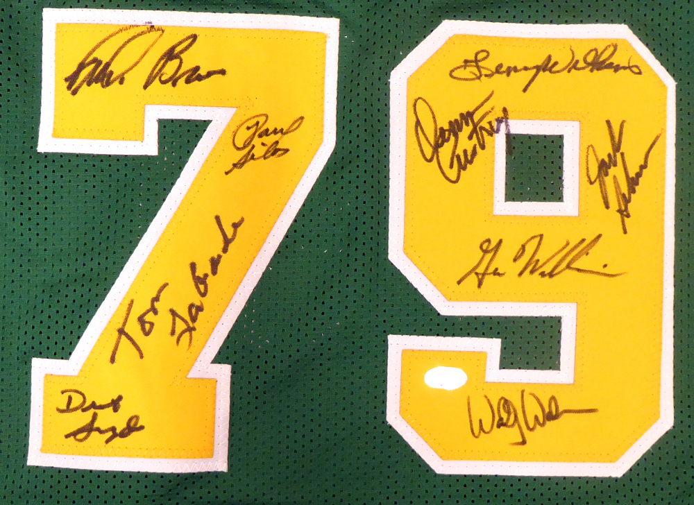 1978-79 NBA Champions Seattle Supersonics Multi Signed Autographed White  Jersey With 9 Signatures Including Fred Brown & Lenny Wilkens MCS Holo