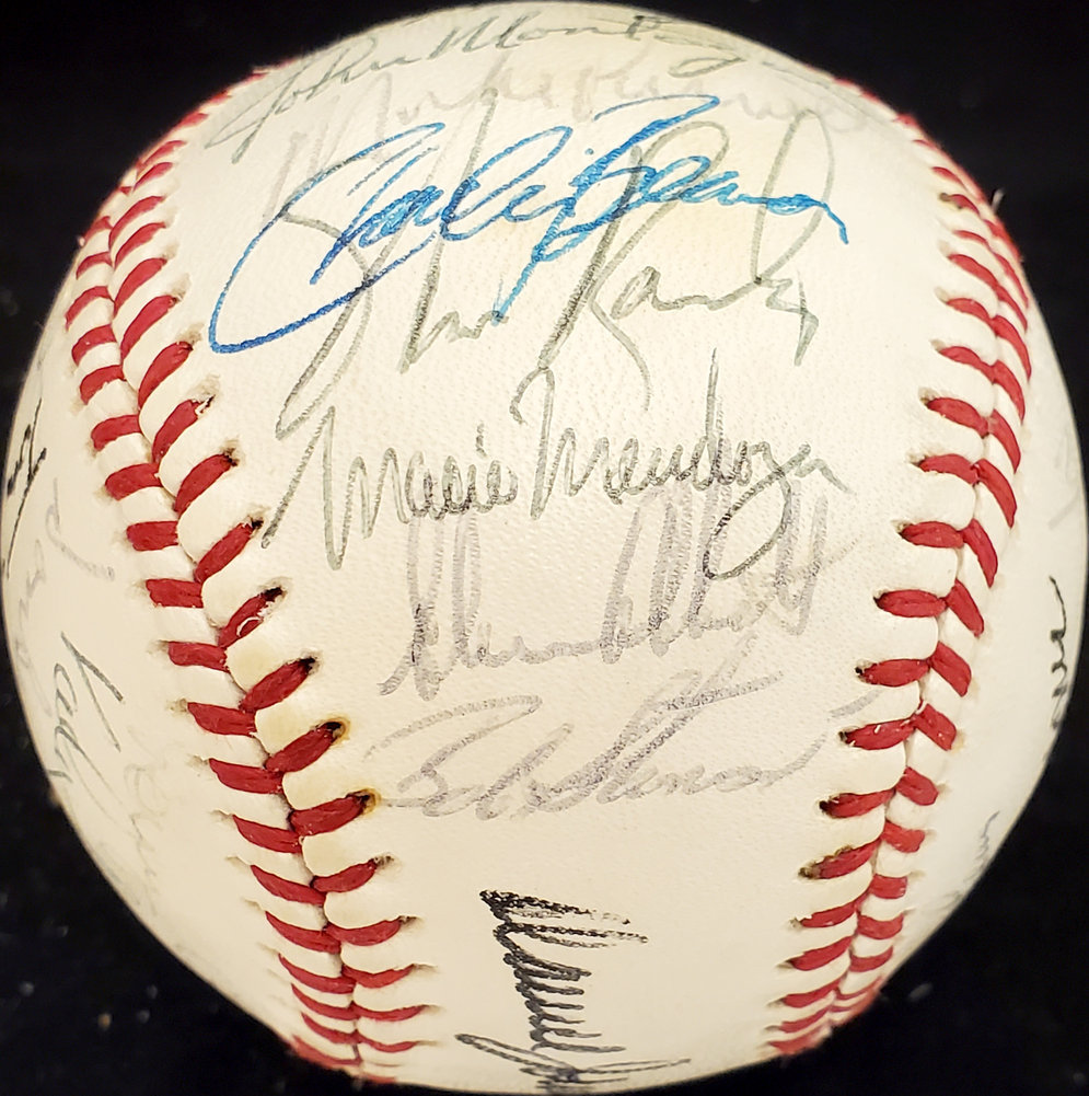 1979 Seattle Mariners Autographed Official Al Baseball With 32 Total Signatures #192492 Image a