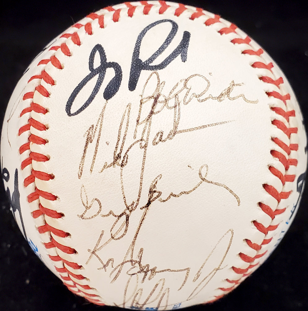 Multi Signed Autographed Signed 1989 Seattle Mariners Team Official Al