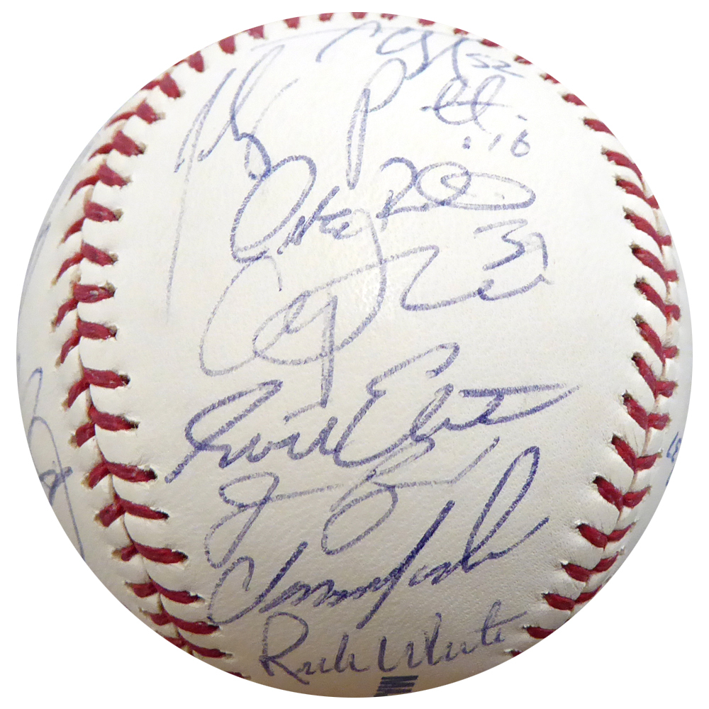 2004 Cleveland Indians Autographed Signed Auto Official MLB Baseball