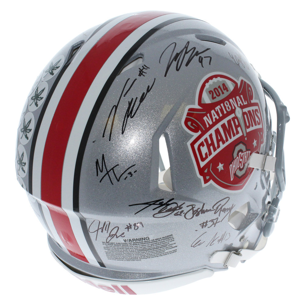 2014 Ohio State Buckeyes Team Autographed Signed Full Size Authentic