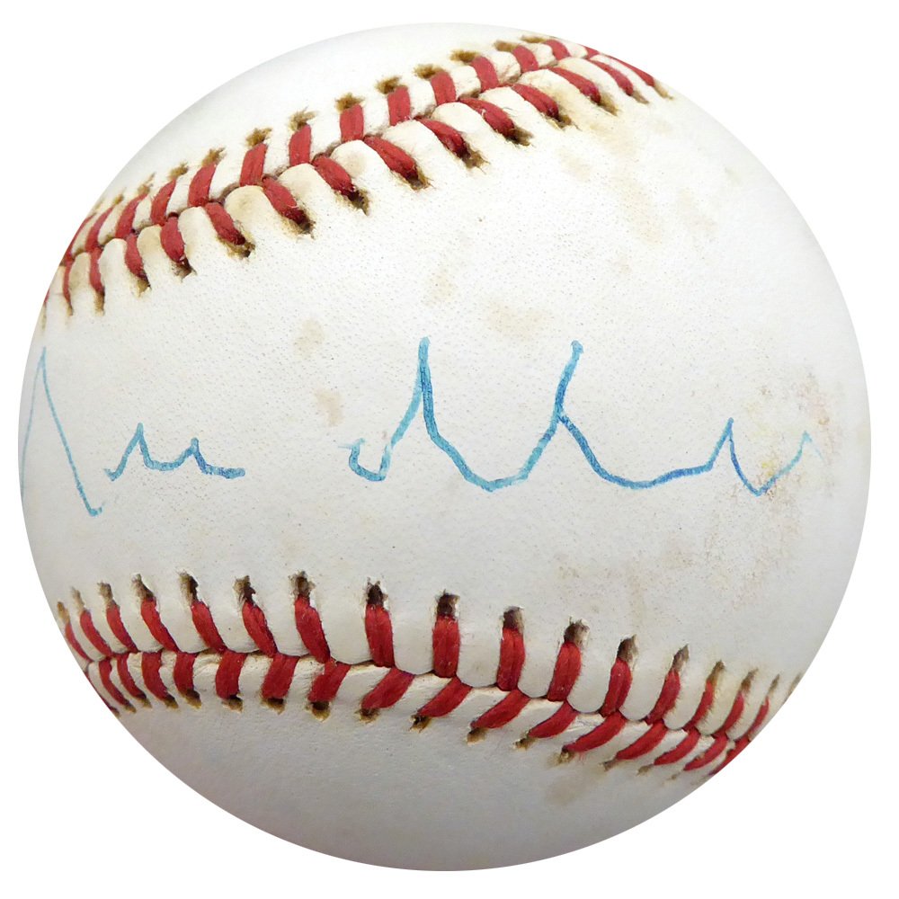 A.B. Ab "Happy" Chandler Autographed Official Al Baseball Commissioner Beckett Beckett Image a