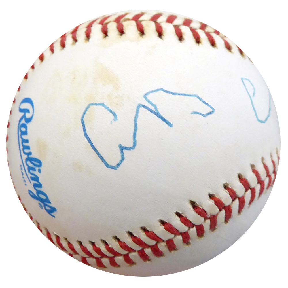 A.B. Ab "Happy" Chandler Autographed Official Al Baseball Commissioner Beckett Beckett Image a
