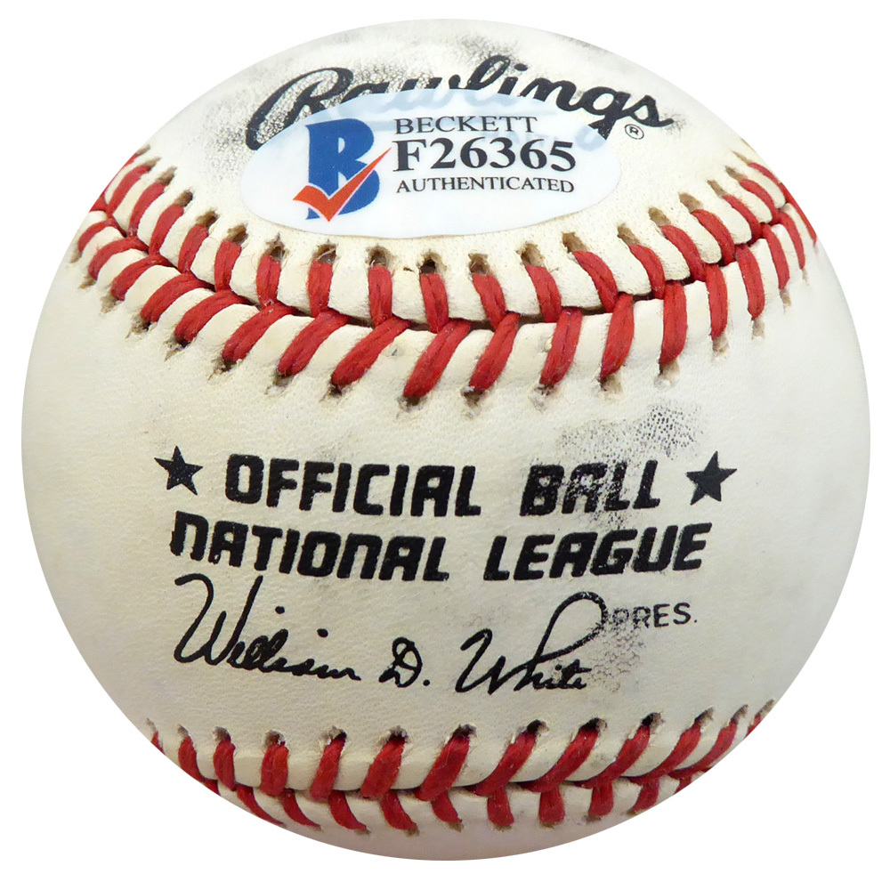 A.B. Ab "Happy" Chandler Autographed Official Nl Baseball Commissioner Beckett Beckett Image a