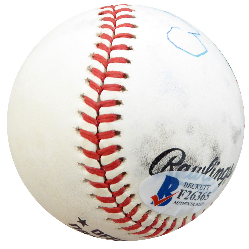 A.B. Ab "Happy" Chandler Autographed Official Nl Baseball Commissioner Beckett Beckett Image a