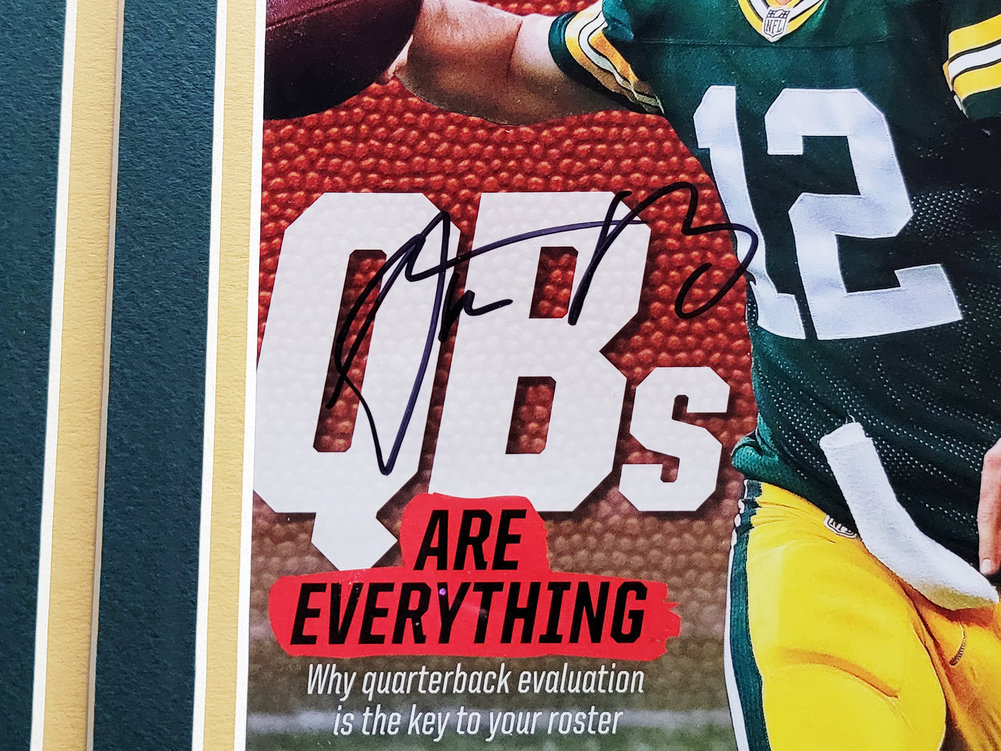 Aaron Rodgers Autographed Signed Framed Sports Illustrated ...