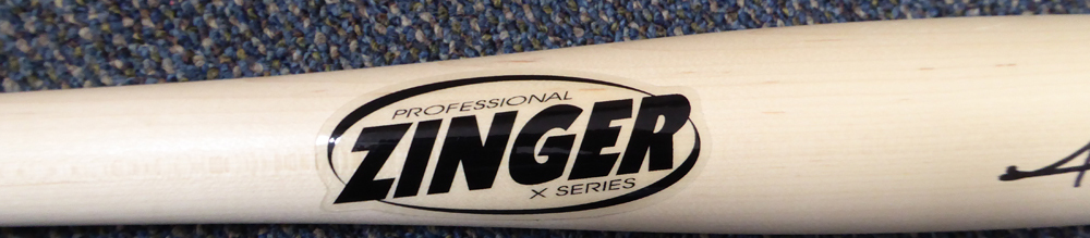 Addison Russell Autographed Zinger Game Model Bat MLB Holo #115046 Image a