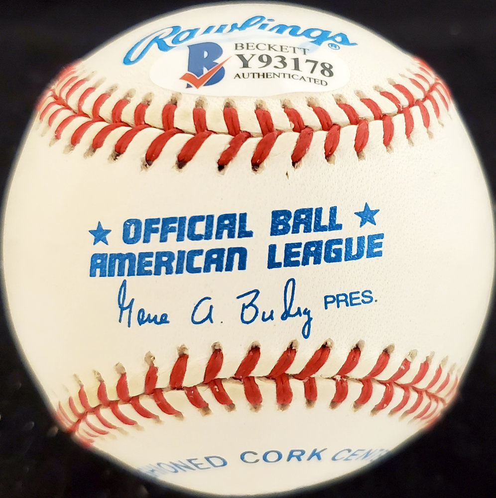 Al Brancato Autographed Official Al Baseball Philadelphia A's Beckett Beckett Image a