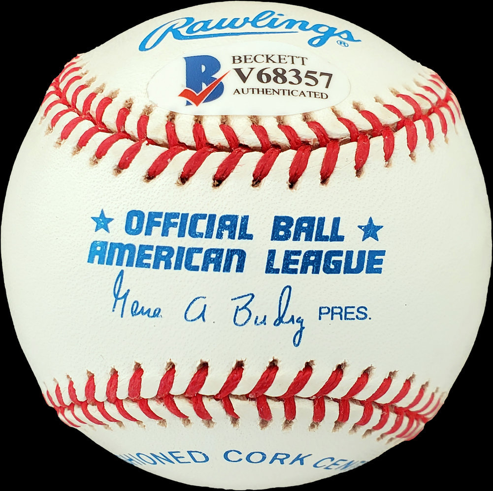 Al Brancato Autographed Official Al Baseball Philadelphia A's Beckett Beckett Image a