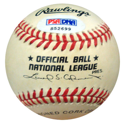 Al Epperly Autographed Signed Official MLB Baseball Los Angeles Dodgers, Chicago Cubs PSA/DNA Image a