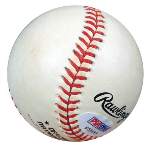 Al Epperly Autographed Signed Official MLB Baseball Los Angeles Dodgers, Chicago Cubs PSA/DNA Image a