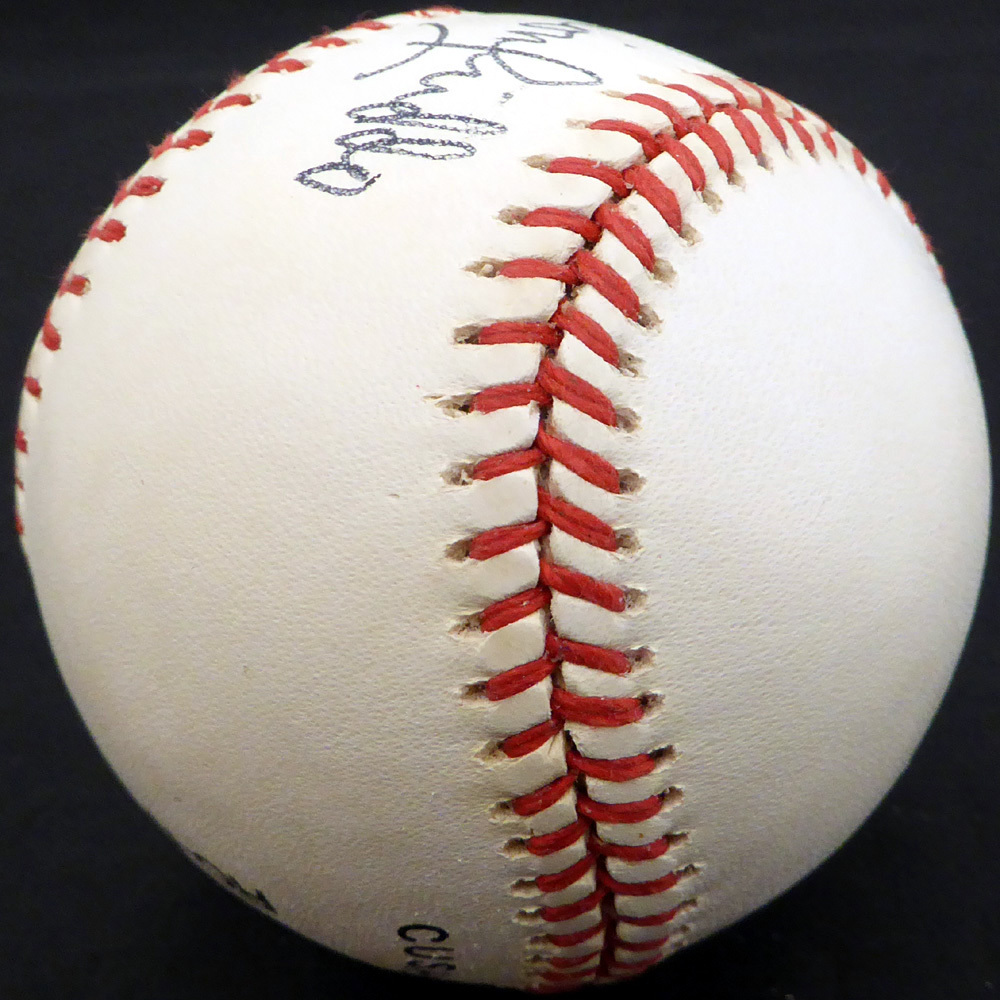 Al Gionfriddo Autographed Official Nl Baseball Brooklyn Dodgers Beckett Beckett Image a