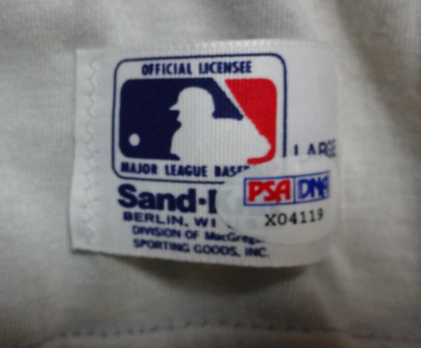 Brooklyn Dodgers Al "Rube" Walker Autographed Gray Jersey "Best Wishes" PSA/DNA Image a