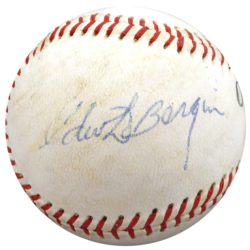 Al Schacht Autographed Official League Baseball Clown Prince Of Baseball Beckett Beckett Image a