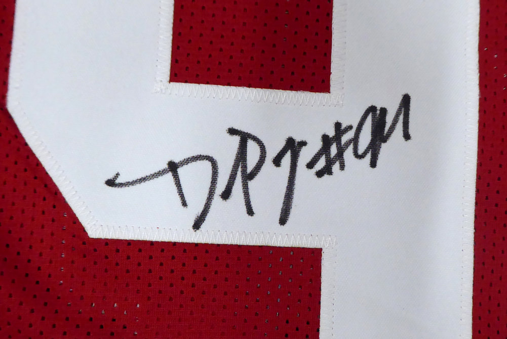 Alabama Crimson Tide Daron Payne Autographed Red Jersey Beckett Beckett Image a