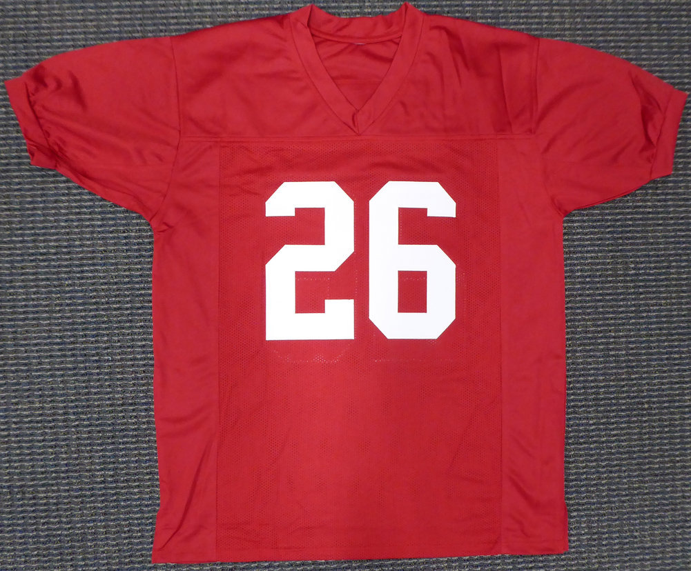 Alabama Crimson Tide Landon Collins Autographed Red Jersey Beckett Beckett Image a