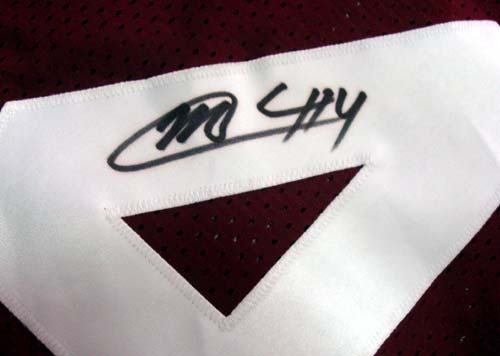 Alabama Crimson Tide Mark Barron Autographed Red Jersey PSA/DNA Image a