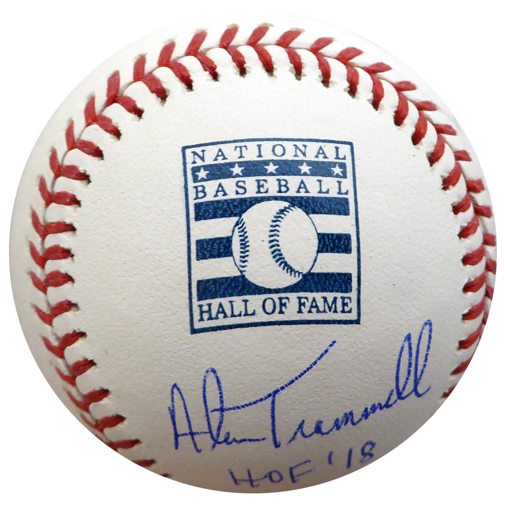 Alan Trammell Autographed Signed Official Hof Logo MLB Baseball Detroit