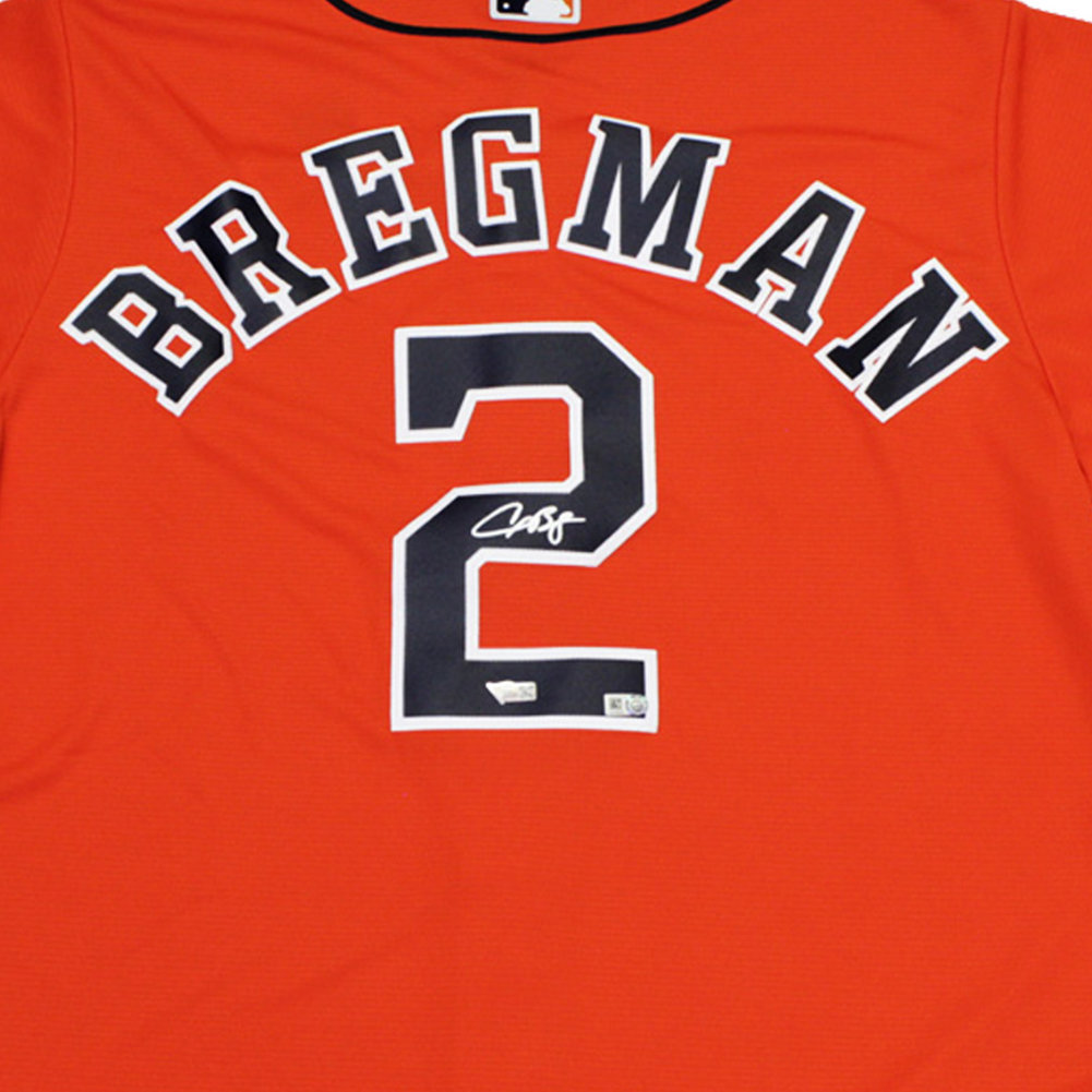 2019 Alex Bregman Orange Alt Game Used Jersey (Sz 40)