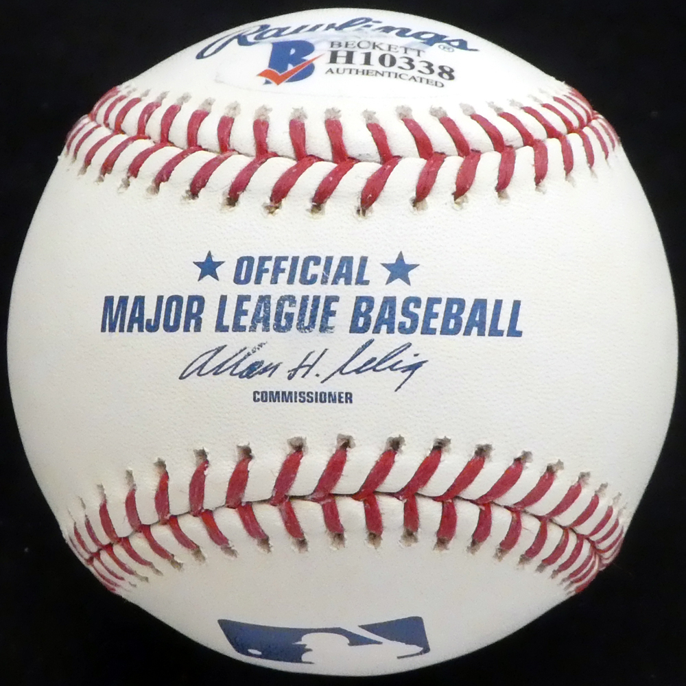 Alex Liddi Autographed Official MLB Baseball Seattle Mariners, Team Italy Beckett Beckett Image a
