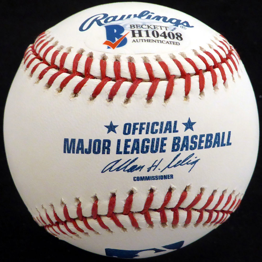 Alex Liddi Autographed Official MLB Baseball Seattle Mariners, Team Italy Beckett Beckett Image a