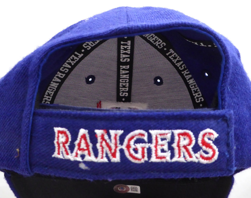 Alex Rodriguez Autographed Nike Hat Texas Rangers Beckett Beckett Qr #Bh26838 Image a