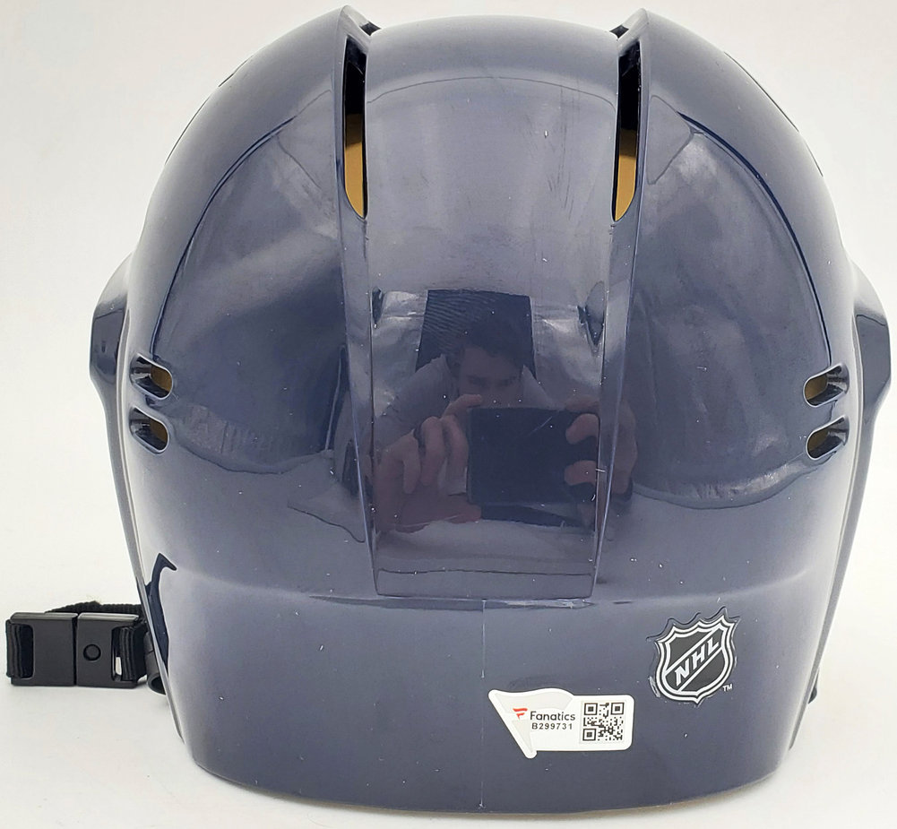 Alexander Wennberg Autographed Seattle Kraken Blue Mini Helmet Fanatics Holo #200302 Image a