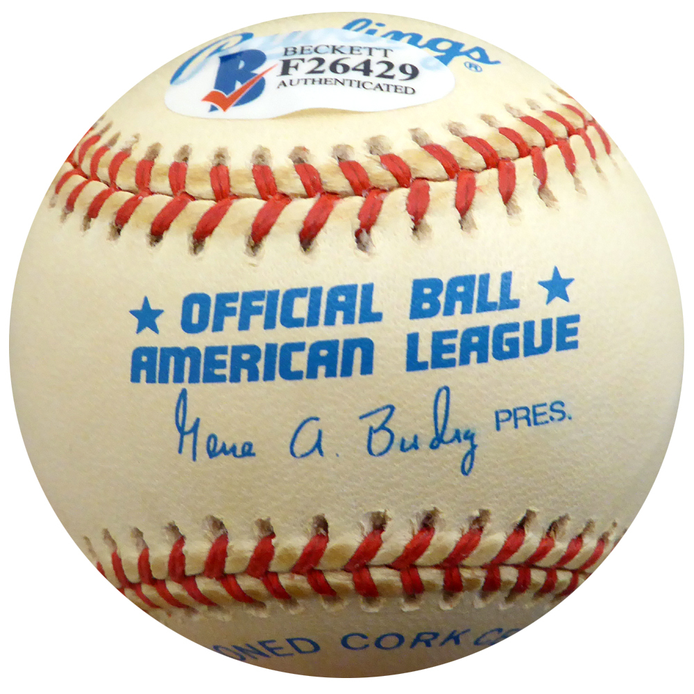 Allie Clark Autographed Official Al Baseball New York Yankees Beckett Beckett Image a