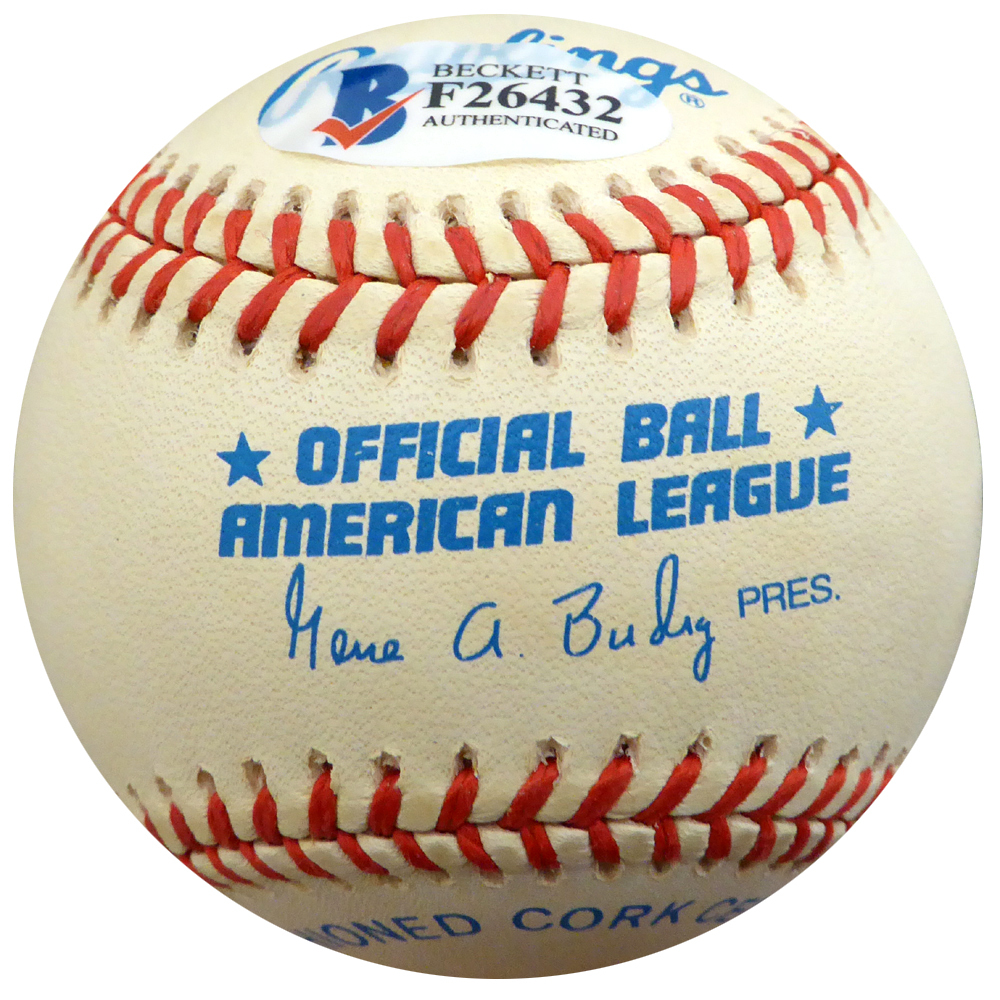 Allie Clark Autographed Official Al Baseball New York Yankees Beckett Beckett Image a