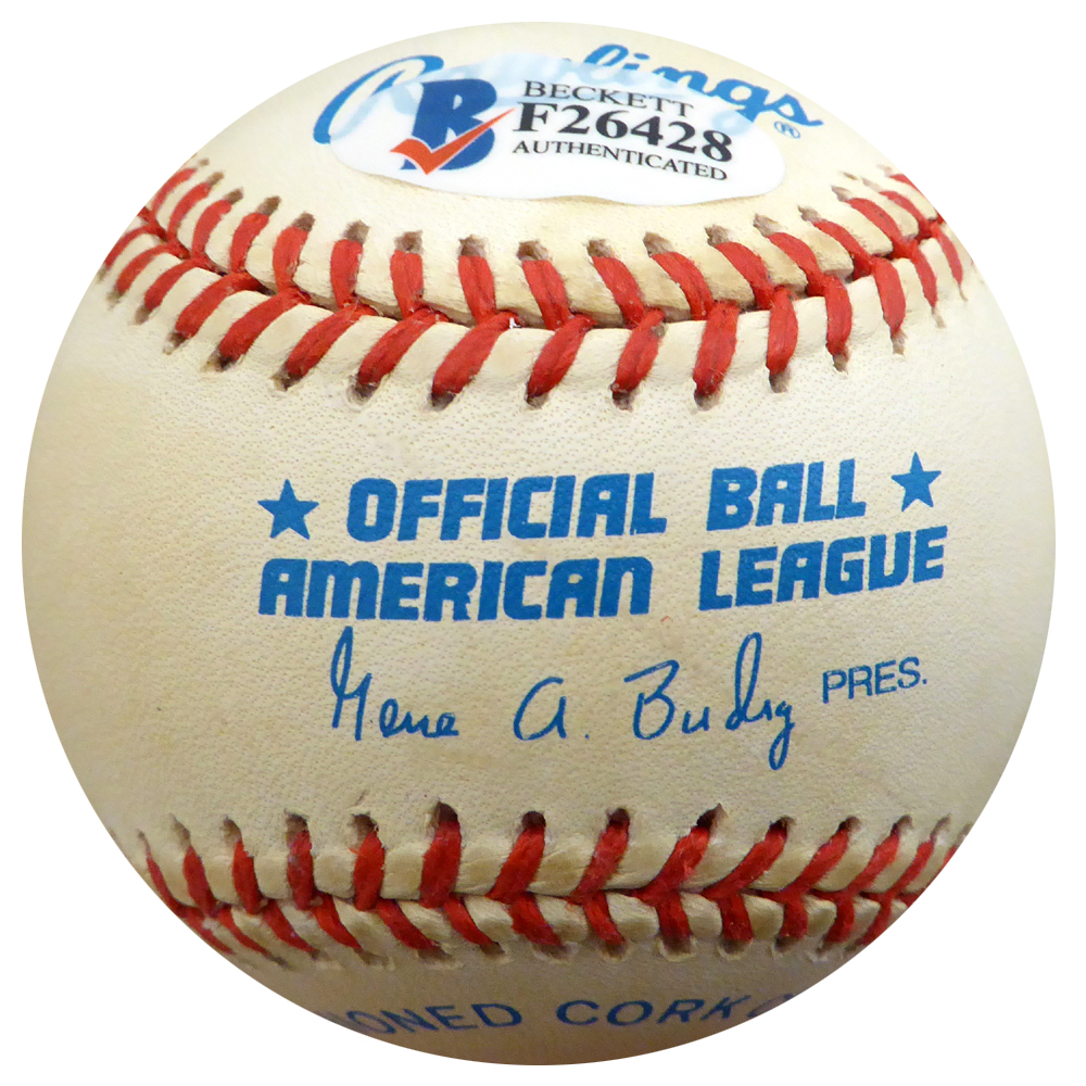 Allie Clark Autographed Official Al Baseball New York Yankees Beckett Beckett Image a