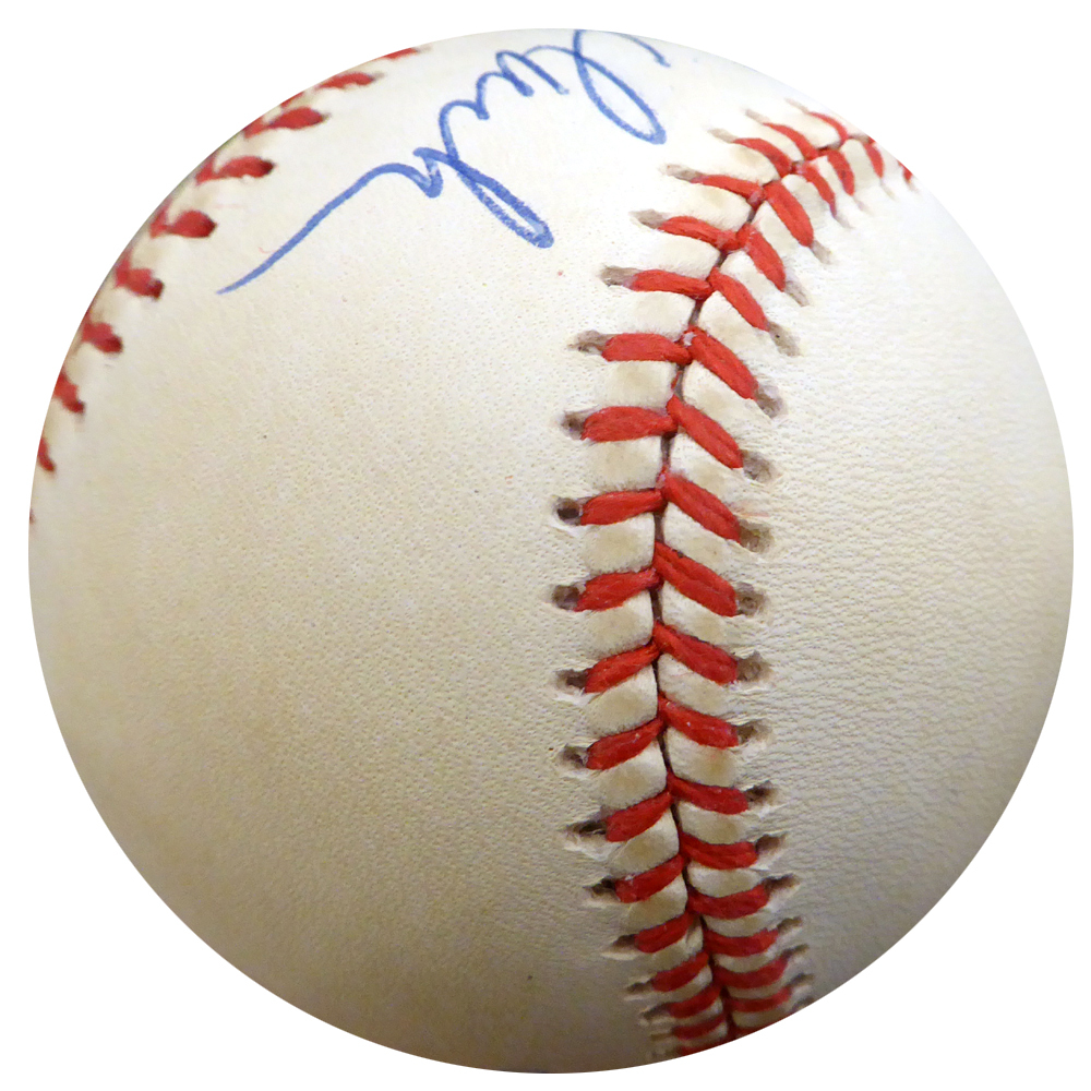 Allie Clark Autographed Official Al Baseball New York Yankees Beckett Beckett Image a