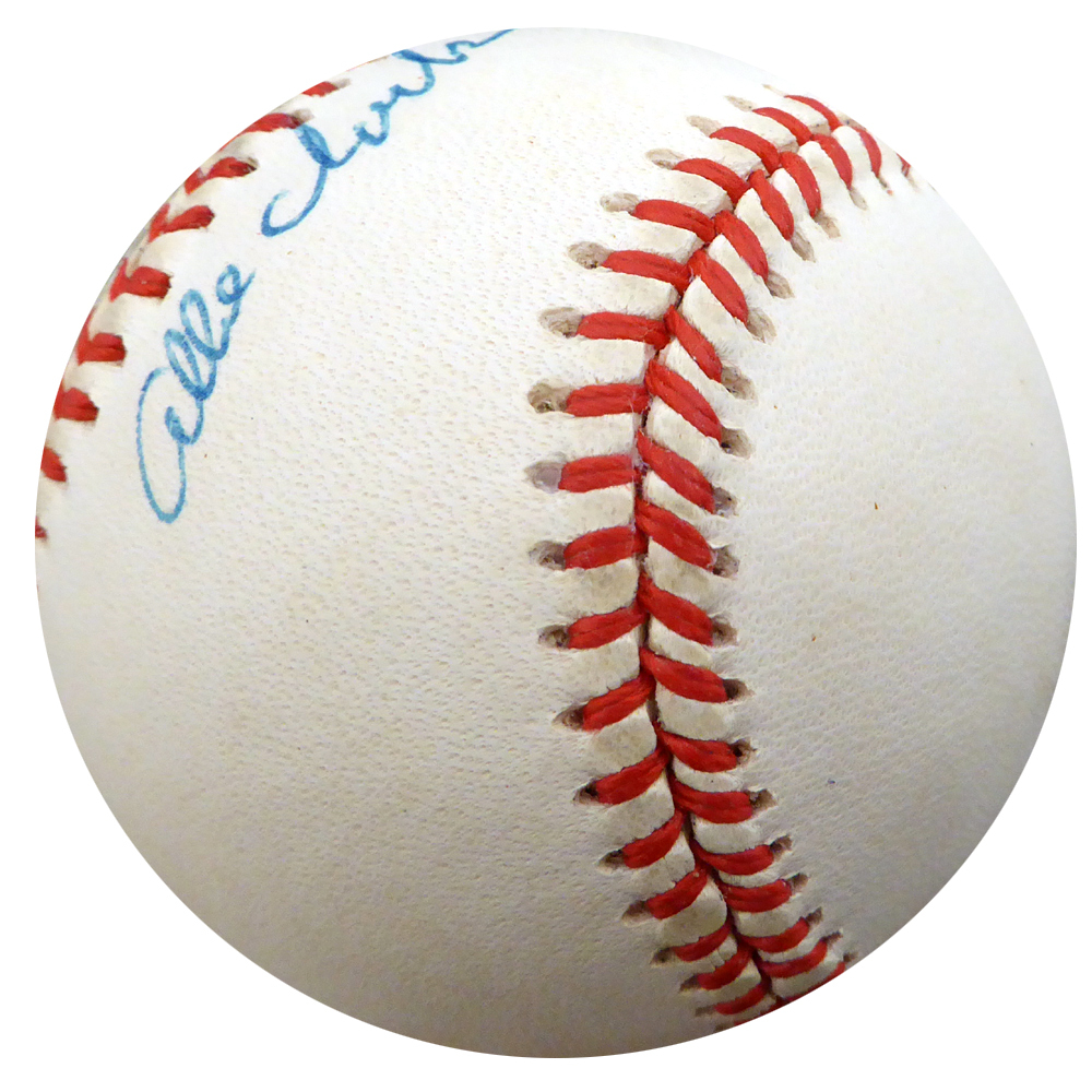 Allie Clark Autographed Official Al Baseball New York Yankees Beckett Beckett Image a