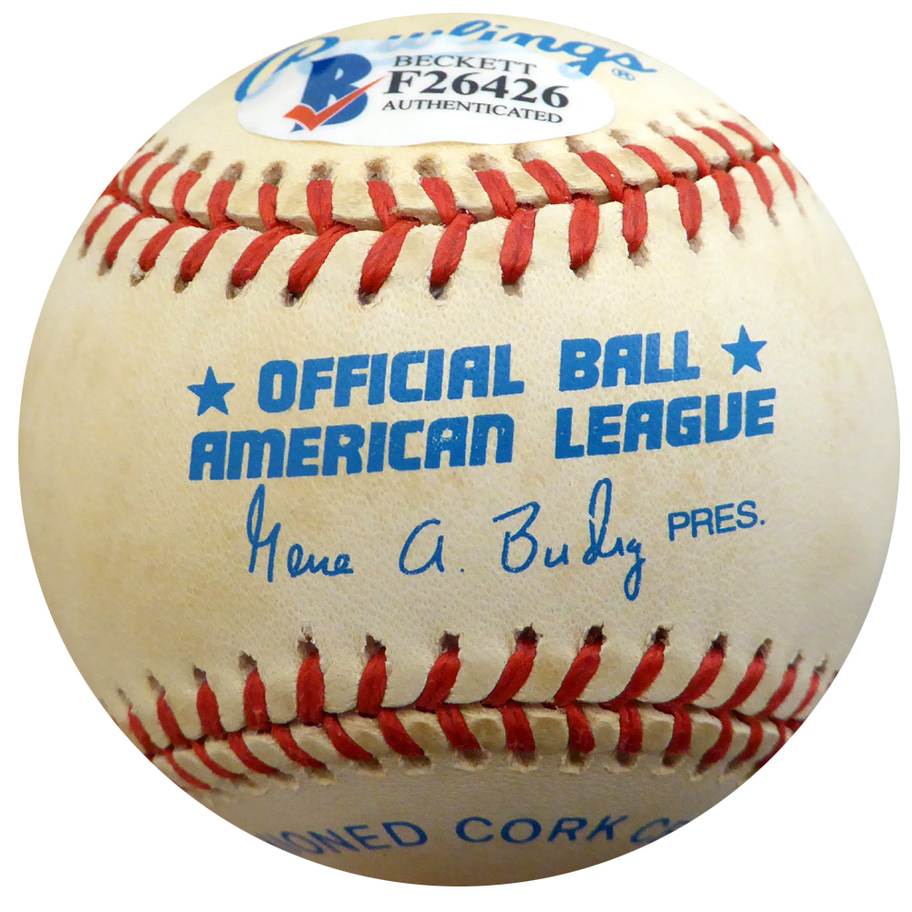 Allie Clark Autographed Official Al Baseball New York Yankees Beckett Beckett Image a