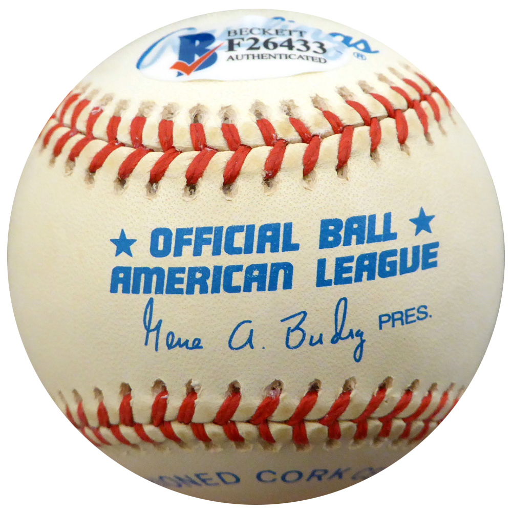 Allie Clark Autographed Official Al Baseball New York Yankees Beckett Beckett Image a