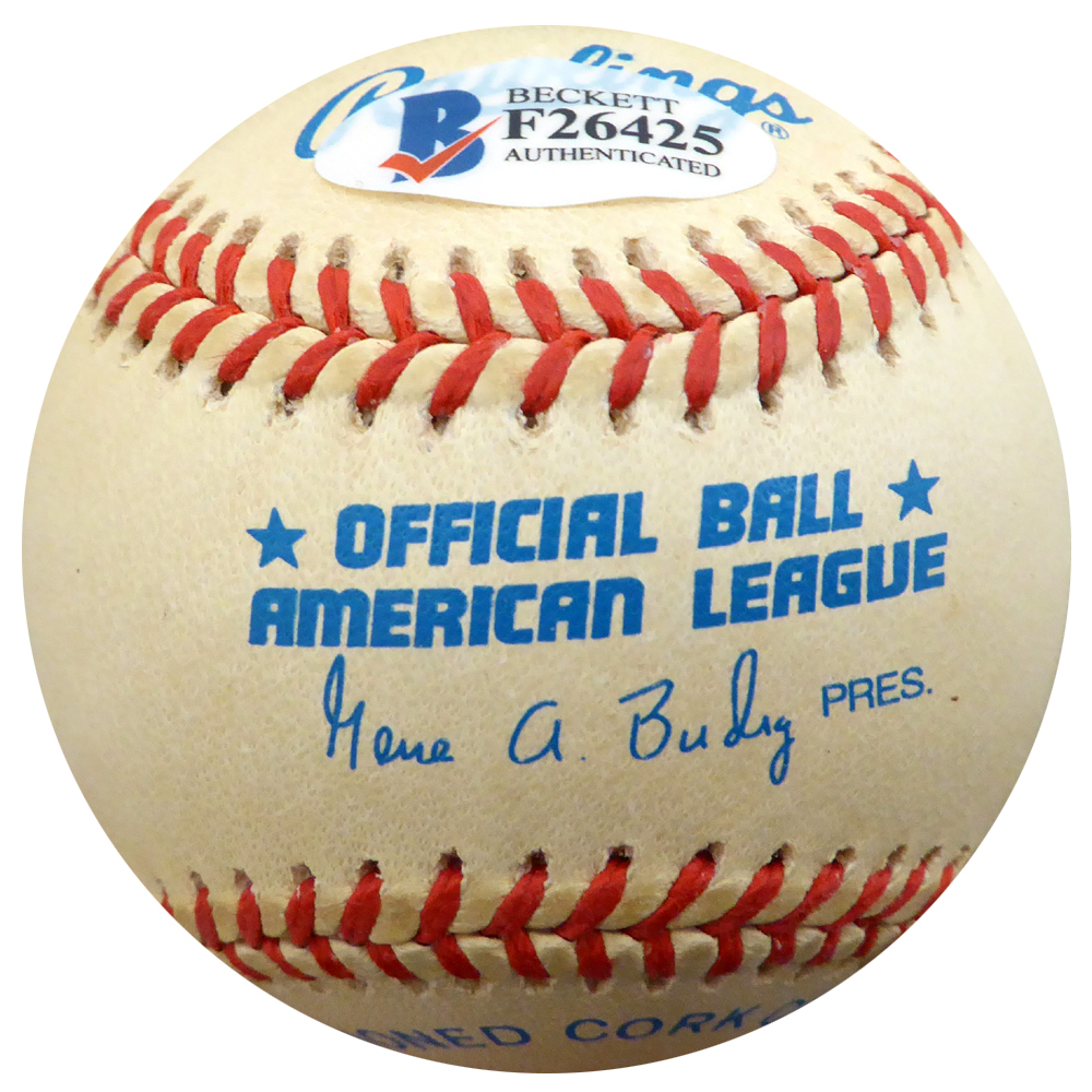 Allie Clark Autographed Official Al Baseball New York Yankees Beckett Beckett Image a