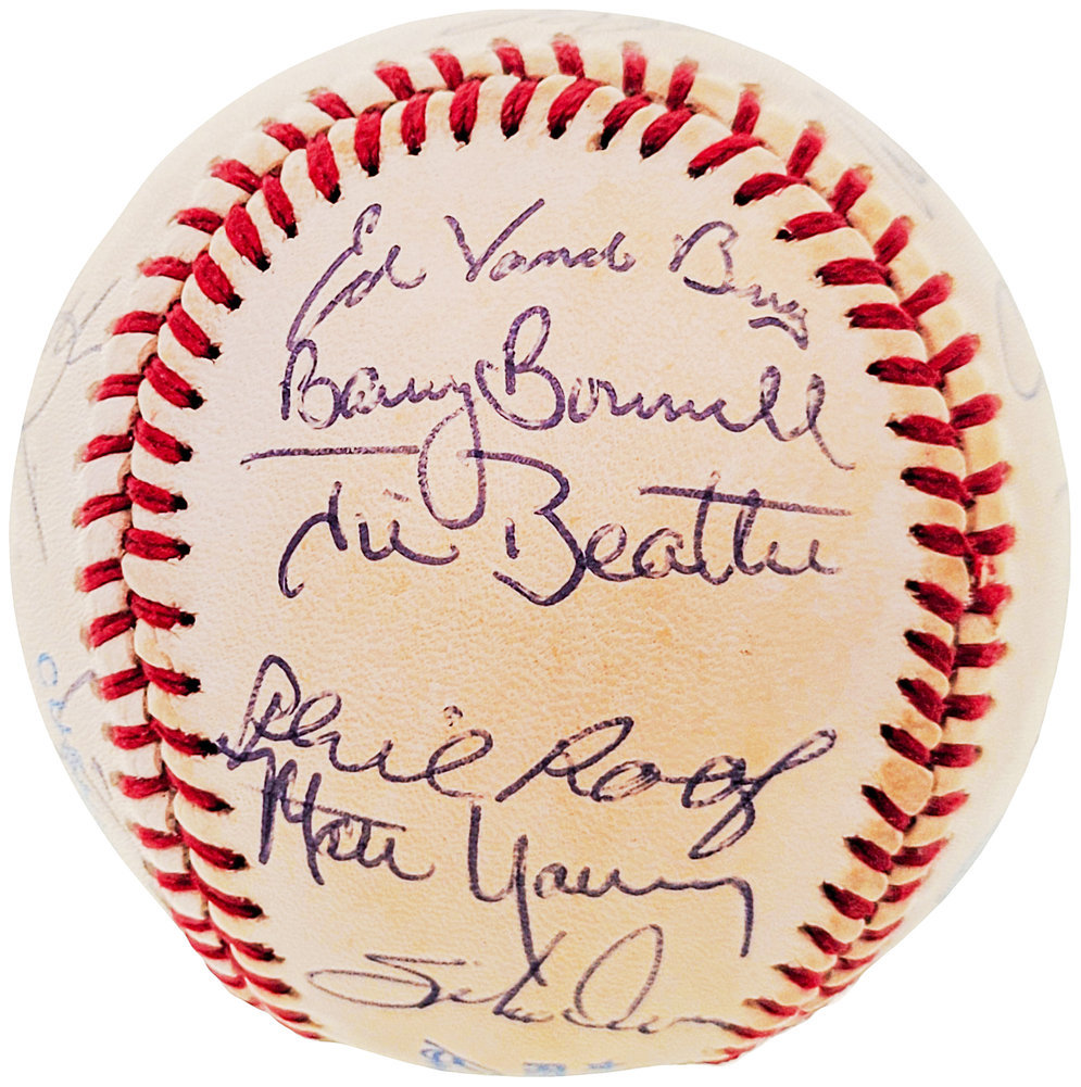 Multi Signed Autographed Signed 1984 Seattle Mariners Team Official Al