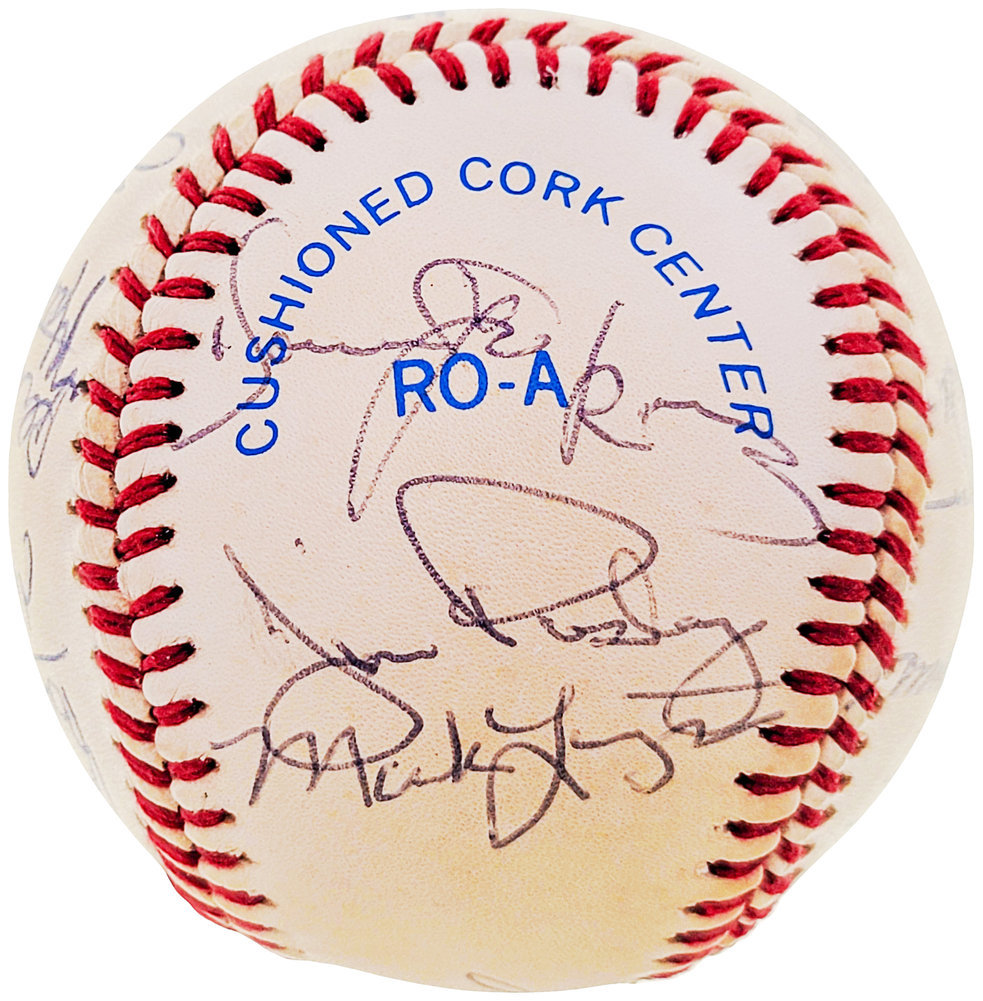 Multi Signed Autographed Signed 1984 Seattle Mariners Team Official Al