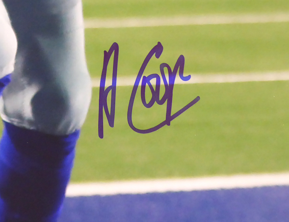 Amari Cooper Autographed 16X20 Photo Dallas Cowboys JSA Image a