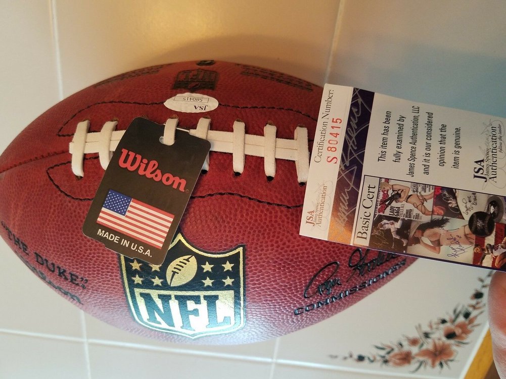 Andy Dalton Autographed Signed Wilson Duke Full Size Game &hellip;
