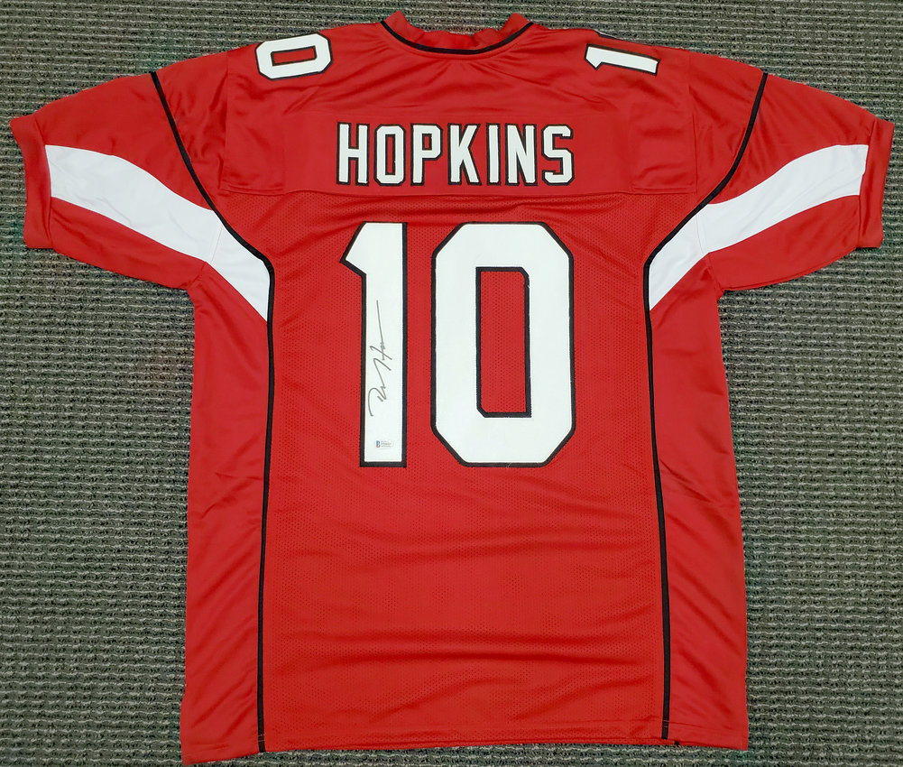 Arizona Cardinals DeAndre Hopkins Autographed Signed Red Jersey Beckett