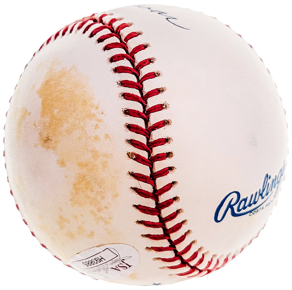 Art Ditmar Autographed Official Al Baseball New York Yankees JSA Image a