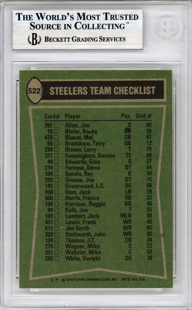 Art Modell Autographed Signed 1978 Topps Card #506 Cleveland Browns Team Owner Beckett Beckett Image a
